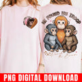 Team Punch The Monkey Png File, Baby Monkey Illustration, Front and Back Print, Cute Rescue Macaque Digital Download